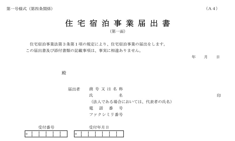 民泊新法の届け出が捗らない